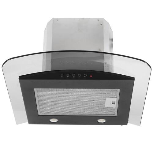 Вытяжка каминная Akpo WK-4 Largo eco 50 черный/прозрачный