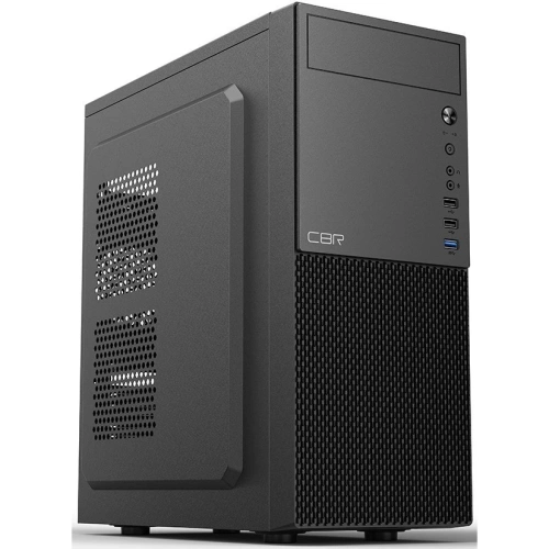 Корпус CBR E188 (PCC-ATX-E188-USB31-USB22-WPSU), ATX Miditower, без БП, 1*USB 3.0, 2*USB 2.0, HD Audio+Mic, Black