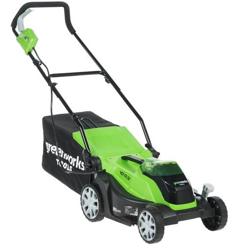 Газонокосилка аккумуляторная GreenWorks G40LM35K4 40V