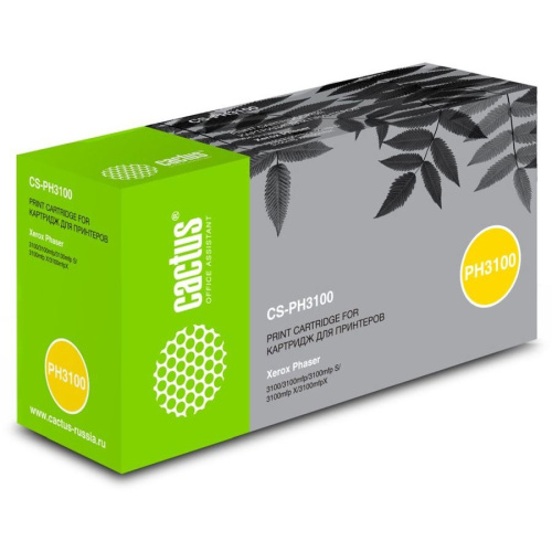 Тонер Картридж Cactus CS-PH3100 (106R01379) черный для Xerox Phaser 3100MFP (4000стр.)