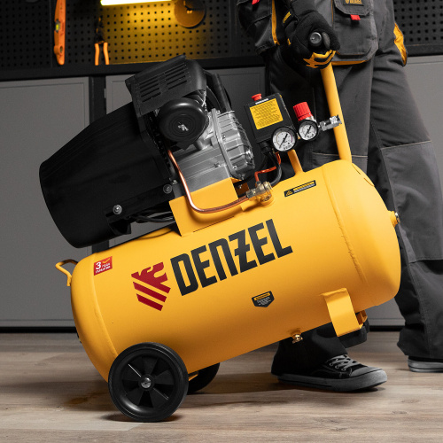 Компрессор поршневой DENZEL DCV1800/50 масляный (58168)