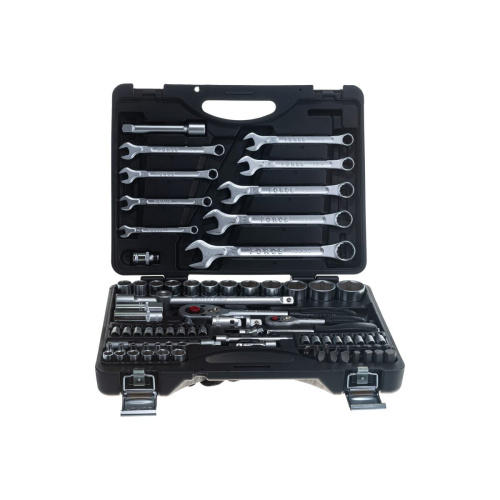 Набор инструмента Force 4821R-5 1/4, 1/2, 6-ти гран 82 предмета