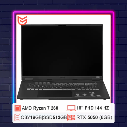 18" ASUS TUF Gaming A18 FA808UH