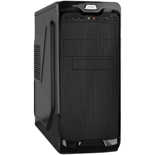 Корпус Exegate UN-604-UNS450 EX299339RUS Miditower (ATX, БП UNS450 с вент. 12см, 2*USB+2*USB3.0, аудио, черный)