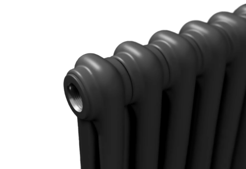 Стальной трубчатый радиатор Rifar Tubog 2180/6 нижнее подключение DV2 титан