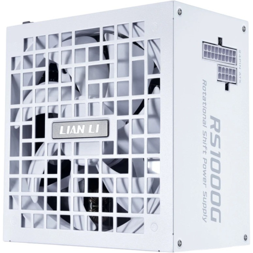 Блок питания Lian Li RS1000G (G9P.RS1000G.WH00.RU) / White / ATX 3.1, 1000W, 80 Plus Gold, PCIe 5.1, APFC, USB HUB, 135mm FDB Fan, Fully Modular