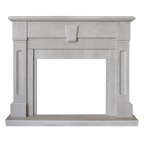 Портал каминный из МДФ RealFlame Kellie белый камень