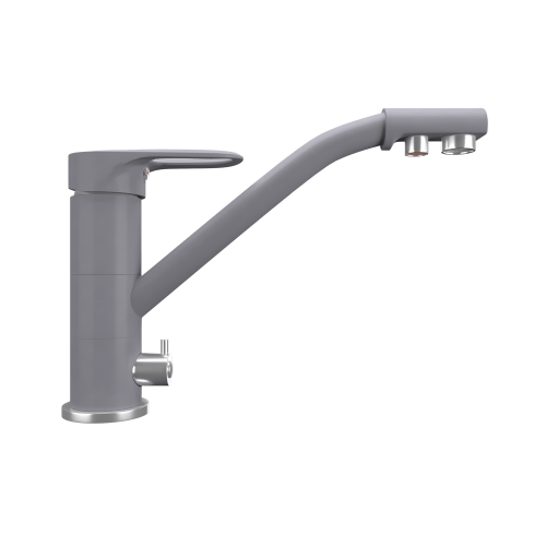 Кухонный смеситель MAUNFELD MFQT-10LGR светло-серый