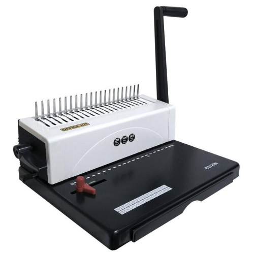 Переплетчик Office Kit B2120N A4/перф.25л.сшив/макс.500л./пластик.пруж. (4.5-51мм)