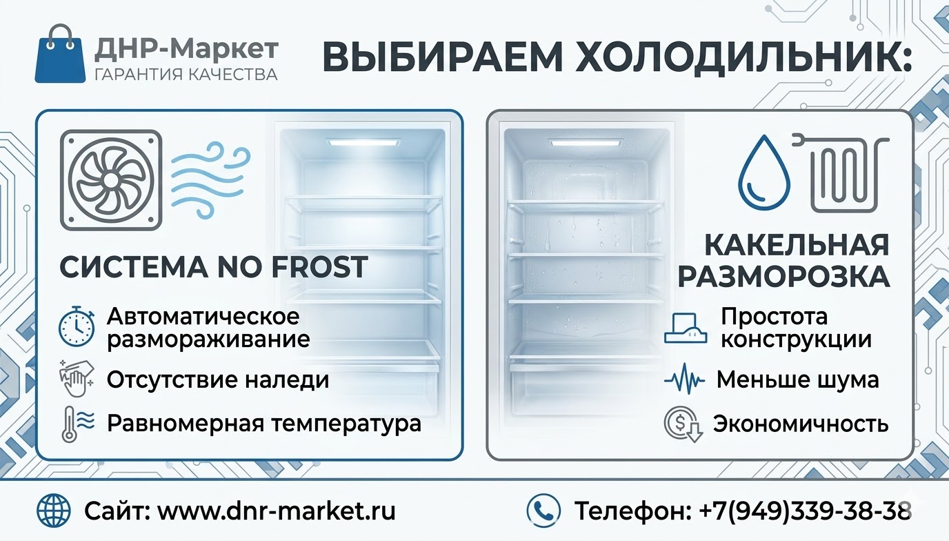 Выбираем холодильник: система No Frost против капельной разморозки. Выбираем холодильник: система No Frost против капельной разморозки.