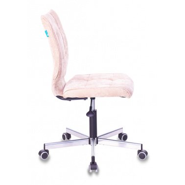 Кресло Бюрократ CH-330M/LT-21 без подлокотников песочный крестовина металл