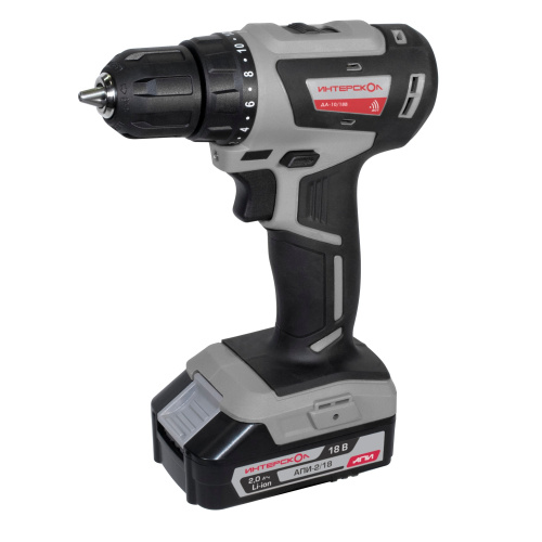 Дрель-шуруповерт Интерскол ДА-10/18 В МиниМАКС (709.1.2.70)