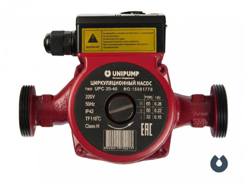Насос UNIPUMP UPC 25-60 130 (16546) циркуляционный (1/1)