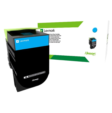 Тонер-картридж Lexmark 80C8SCE 80C8SCE голубой для CX310/410/510 2K