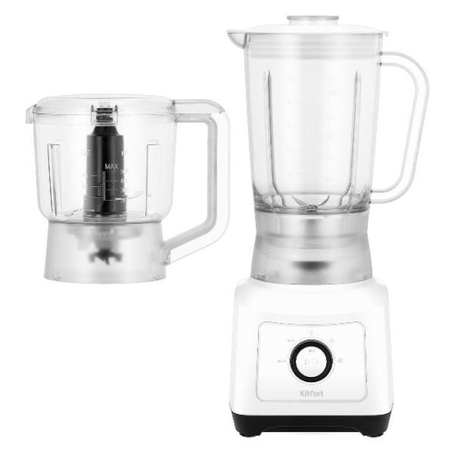 Блендер KitFort КТ-3524 белый/черный