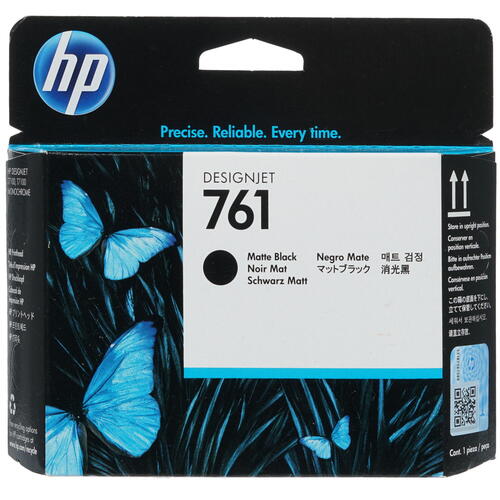 Картридж струйный HP 761 CH648A черный матовый печатающая головка для HP DJ T7100