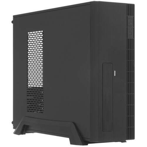 Корпус CHIEFTEC UNI UE-02B-OP без БП, Slimline desktop, SFX, черный, mATX