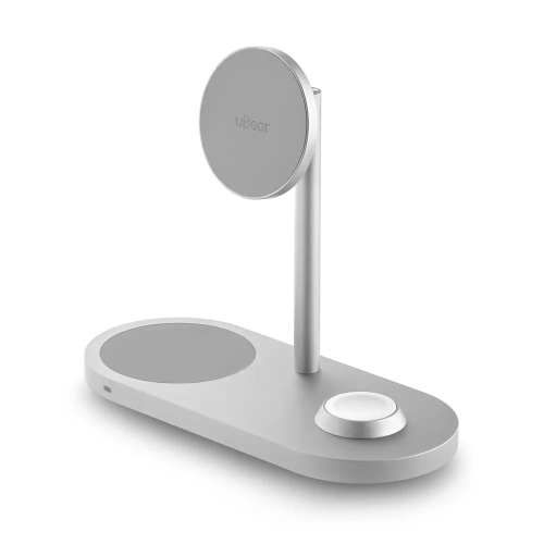 Зарядное устройство uBear Stage Pro WL07 (WL07SL31-AD) серебристый