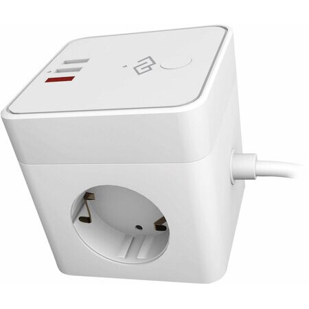 Умная розетка Digma DiPlug Cube 1 DPC13S EU Wi-Fi белый
