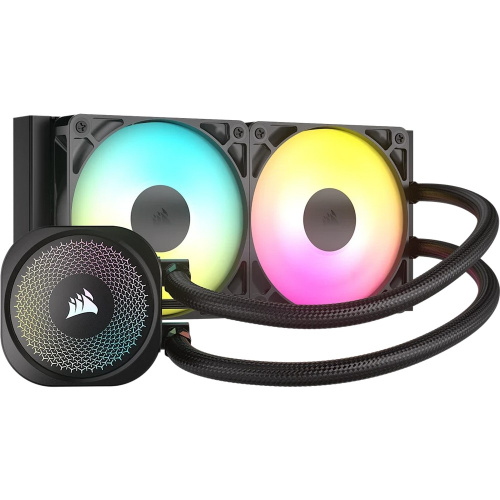 СВО Corsair Nautilus 240 ARGB (CW-9060092-WW) (240mm, Black, Fans 2x120mm, 74.37CFM, 34dBA, 2100RPM)