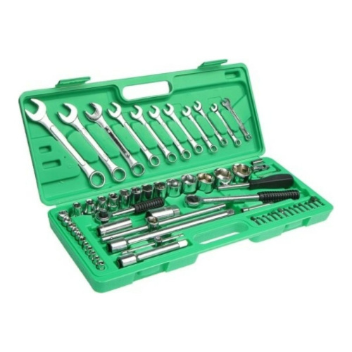 Набор инструментов универсальный Tundra 881867 1/2" и 1/4"/в кейсе/66 предметов