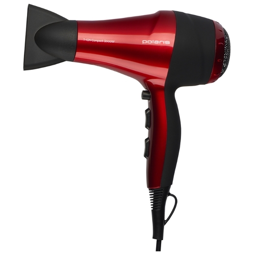 Фен Polaris PHD 2077i красный/черный