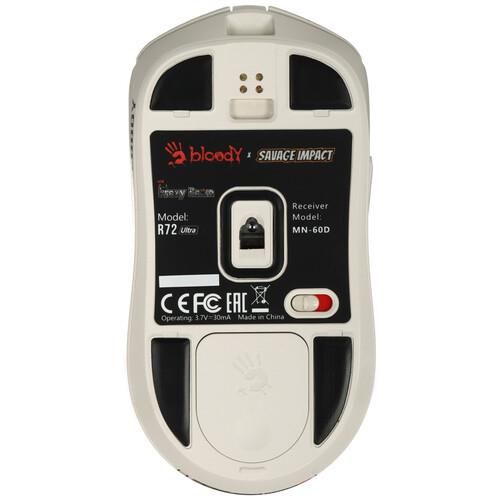 Мышь беспроводная/проводная A4Tech Bloody R72 Ultra Duo Proxy Boom [R72 Ultra Proxy Boom] бежевый