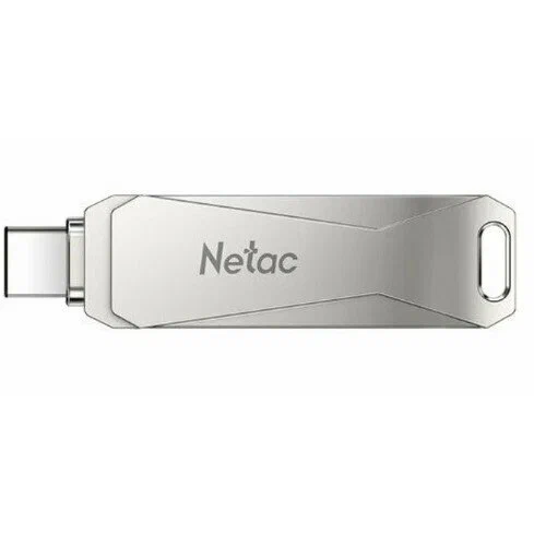 USB-флешка Netac U782C NT03U782C-256G-30PN 256Gb, USB3.0+TypeC, металлическая