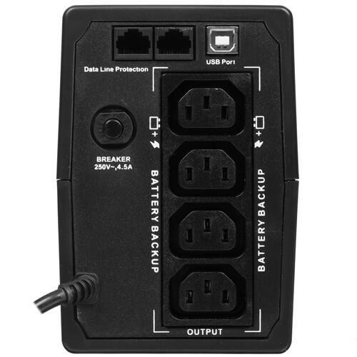 ИБП ExeGate Power Smart ULB-800.LCD.AVR.4C13.RJ.USB