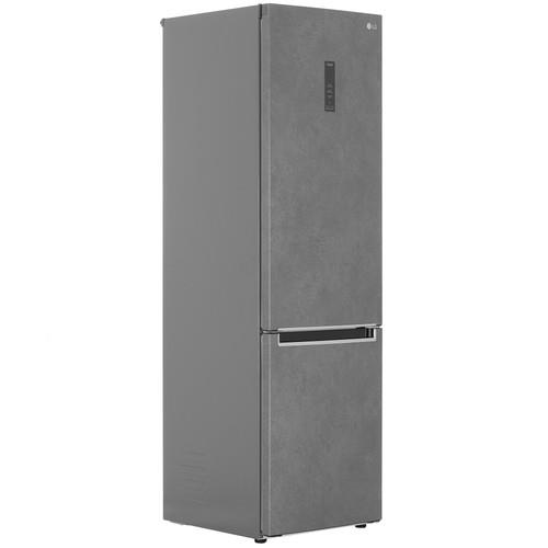 Холодильник с морозильником LG GA-B509MCUM серый