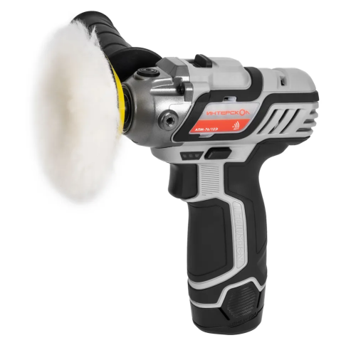 Полировальная машина аккумуляторная Интерскол АПМ-76/12Э 806.2.2.70