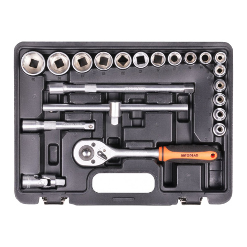 Набор торцевых головок АвтоDело 39821 (13683) 1/2DR 21 предмет