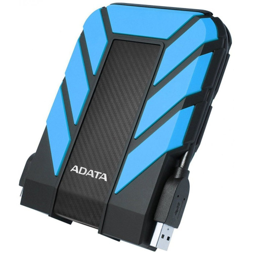 Внешний HDD ADATA DashDrive Durable HD710 Pro черный/синий (AHD710P-2TU31-CBL) 2.5" 2.0TB USB3.1