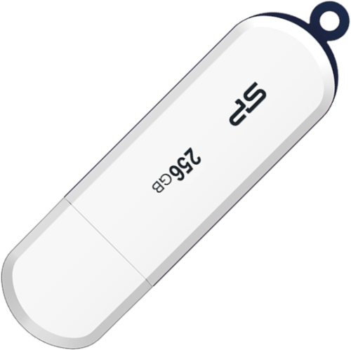 USB-флешка 256Gb Silicon Power Blaze B32, USB 3.2, Белый SP256GBUF3B32V1W