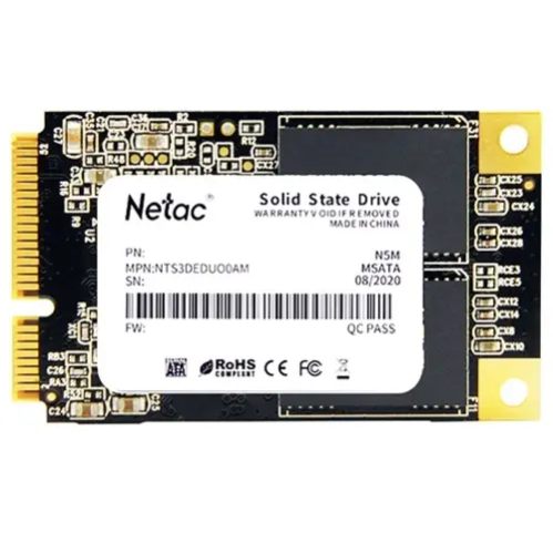 SSD Netac N5M (NT01N5M-002T-M3X) 2.0Tb Series Retail mSATA (SATA3, up to 560/520MBs, 3D TLC/QLC)