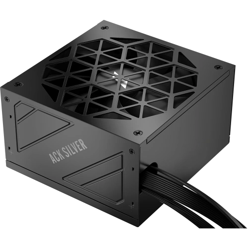 Блок питания 1STPLAYER ACK Silver 750W Black (HA-750BA7-BK) / ATX 3.1, APFC, 80 Plus Silver, DC-DC, full Teapo caps, 140mm fan, non-modular