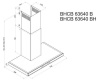 Вытяжка каминная Beko BHCB63640B черный/черный