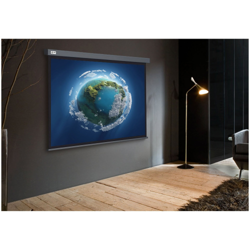 Экран Cactus CS-PSW-187X332-SG Wallscreen настенно-потолочный рулонный серый