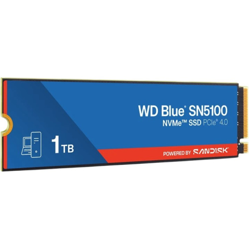 SSD WD Blue SN5100 WDS100T5B0E M.2 2280 1TB NVMe PCIE 4.0 x4 7100/6700