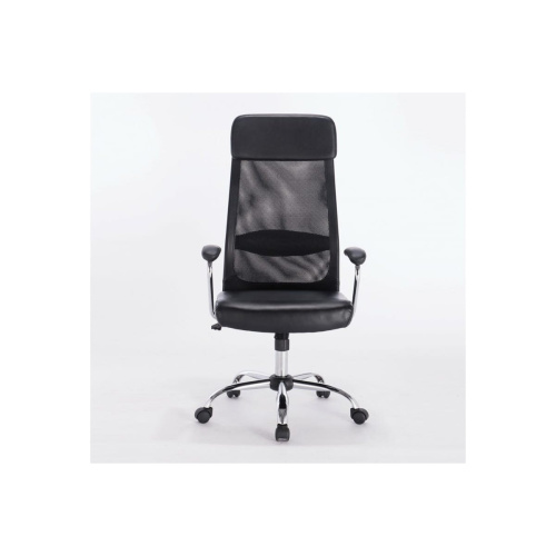 Кресло офисное BRABIX Flight EX-540 531850 хром, экокожа, сетка, черное