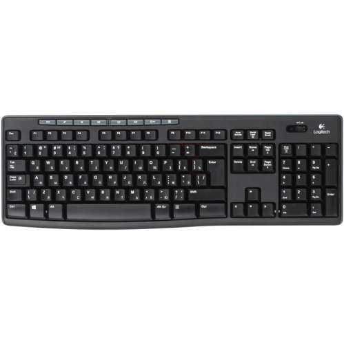 Беспроводная клавиатура/мышь MK270 DEFENDER RUS BLACK 920-003381 LOGITECH