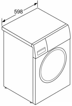Стиральная машина Bosch WGE03200BY белый