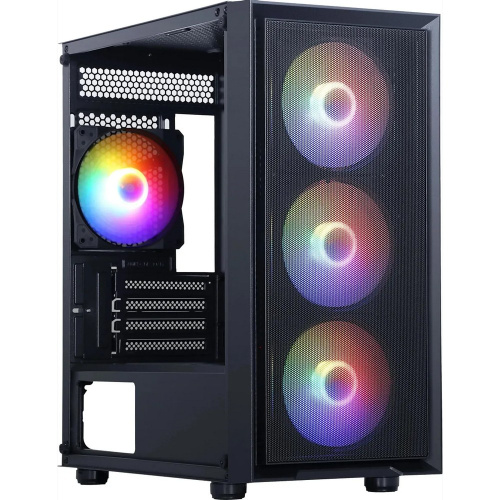 Корпус Accord M203 черный без БП ATX 2xUSB2.0 1xUSB3.0 1xUSB3.1 audio bott PSU