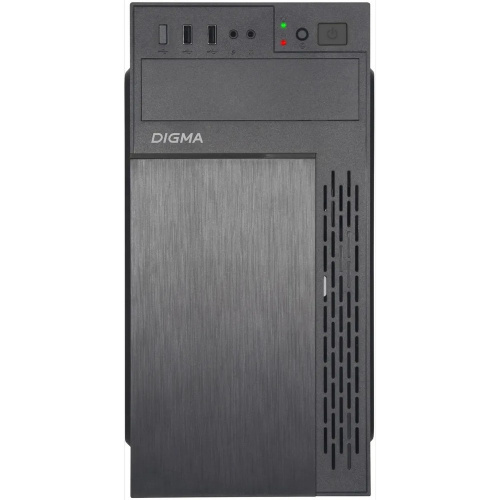 Корпус Digma DCC-MN301 черный без БП mATX 1x80mm 2x120mm 1xUSB2.0 1xUSB3.0 audio