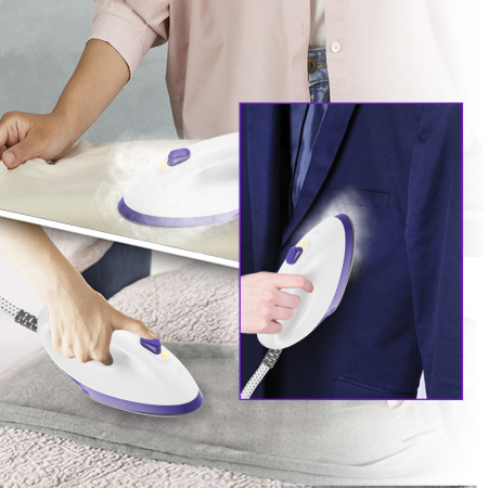 Отпариватель Kitfort КТ-996 белый/фиолетовый