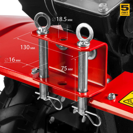 Мотоблок Зубр МТБ-400 черный