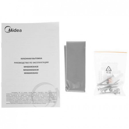 Вытяжка наклонная Midea MH60AN364GB черный