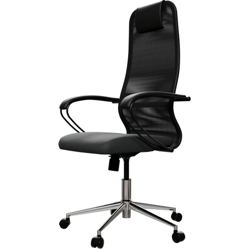 Кресло МЕТТА SU-B-8 (ZDA.12.1.2A2) сетка/ткань, черный