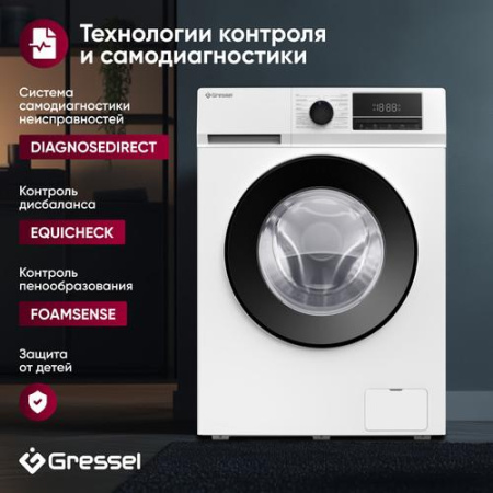 Стиральная машина Gressel RUWC77701 белый