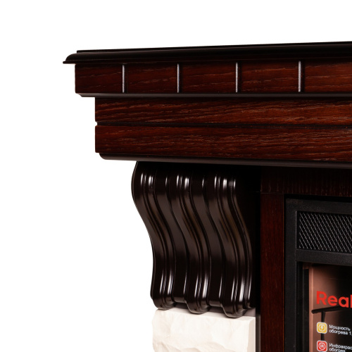 Электрокамин RealFlame Country 26 AO античный дуб с очагом 3D Cassette 630